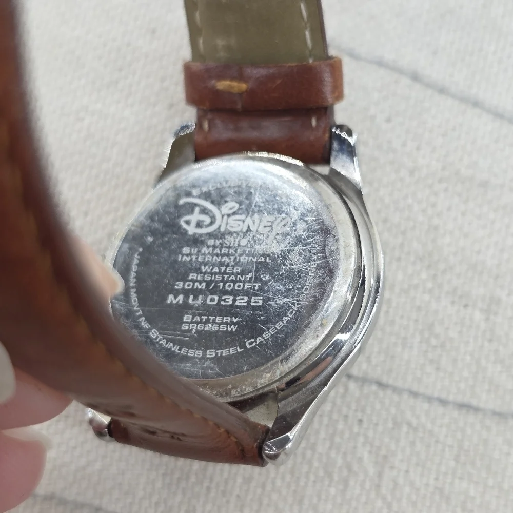 DISNEY Eeyore Flying Butterflies Watch By SII SEIKO MU0325 Needs New Battery